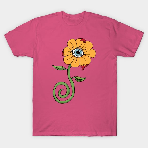 Flower Scary Power T-Shirt by True Creative Works